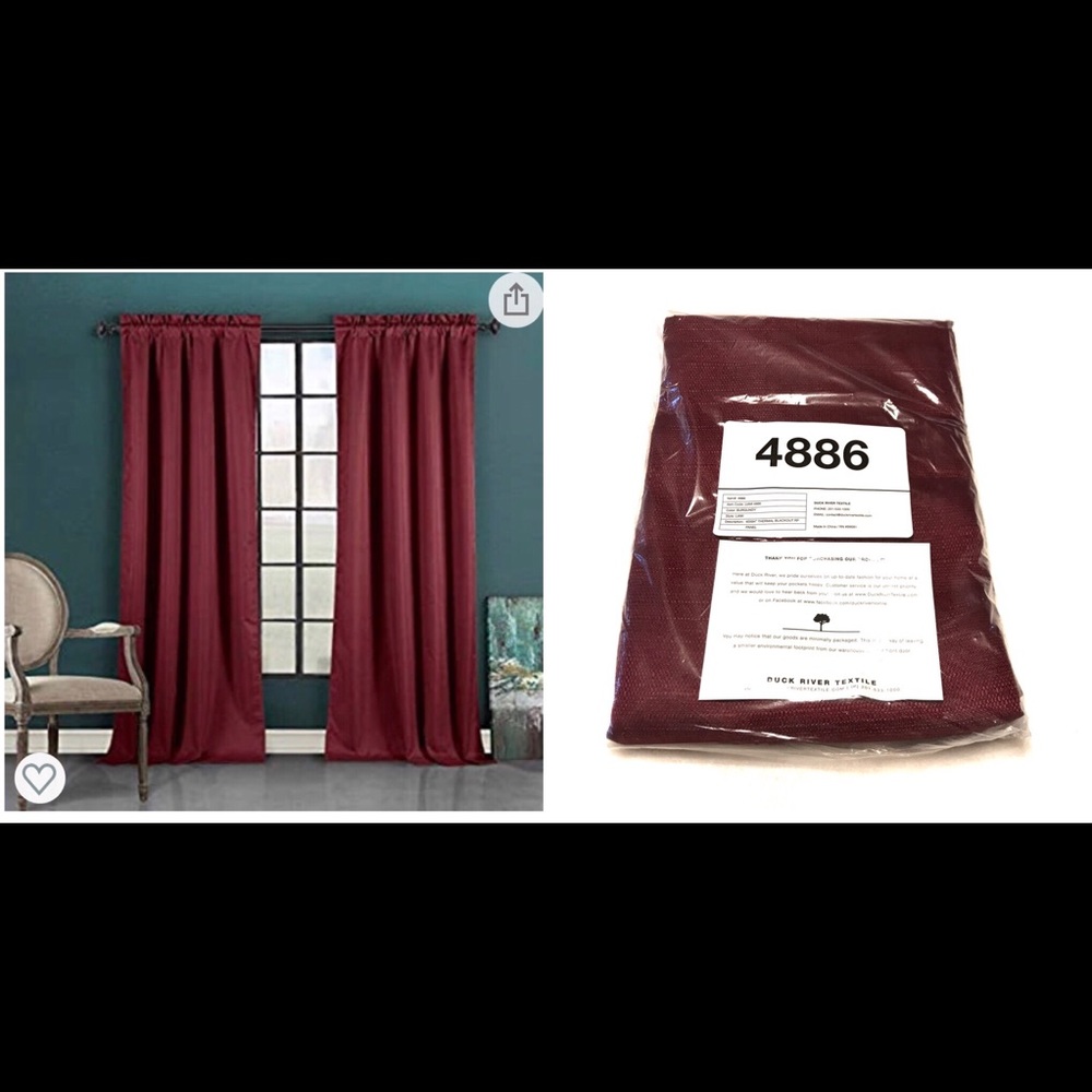 Duck River Textile Blackout Curtain New In Package